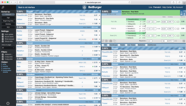 Bet Burger Arbing Software Best Arb Finder, Arbitrage Betting Tool)