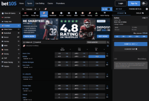 Bet105 sportsbook – football, tennis, and esports coverage