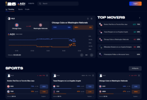 ADI PredictStreet prediction market platform showing available markets and prediction prices.