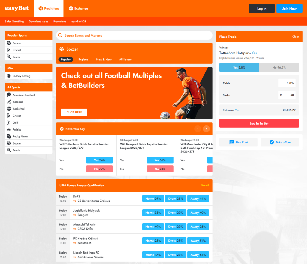EasyBet - Prediction Markets